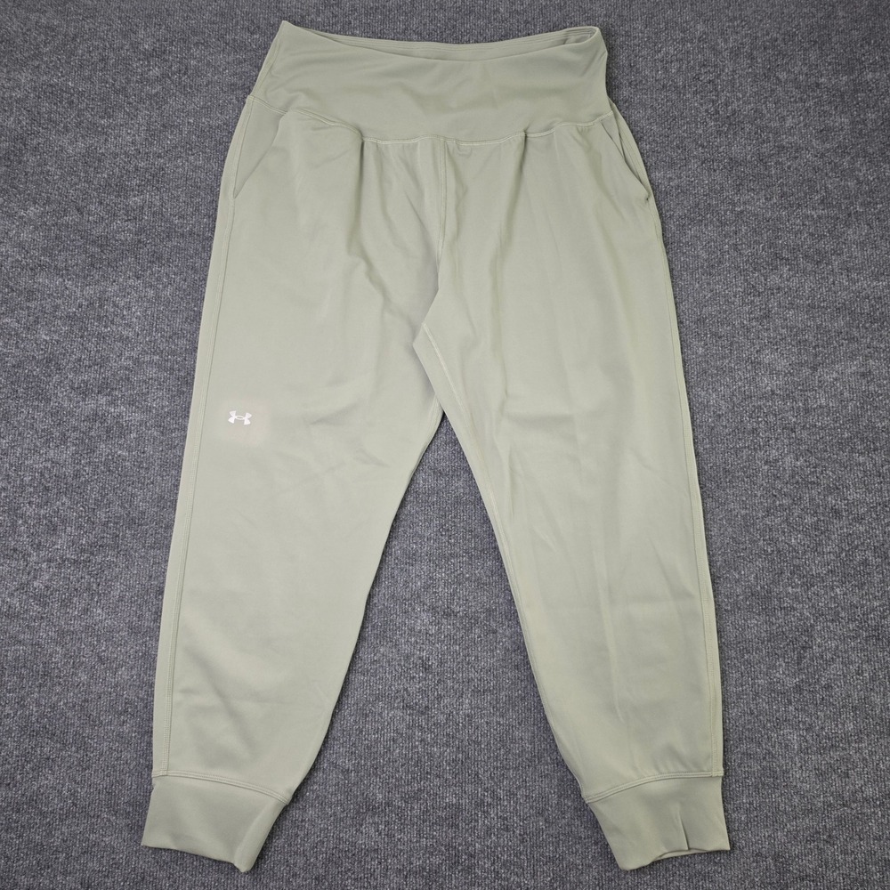 Under Armour Movement Joggers Women's 1X Sage Green Fitted Pants NWT 1380352